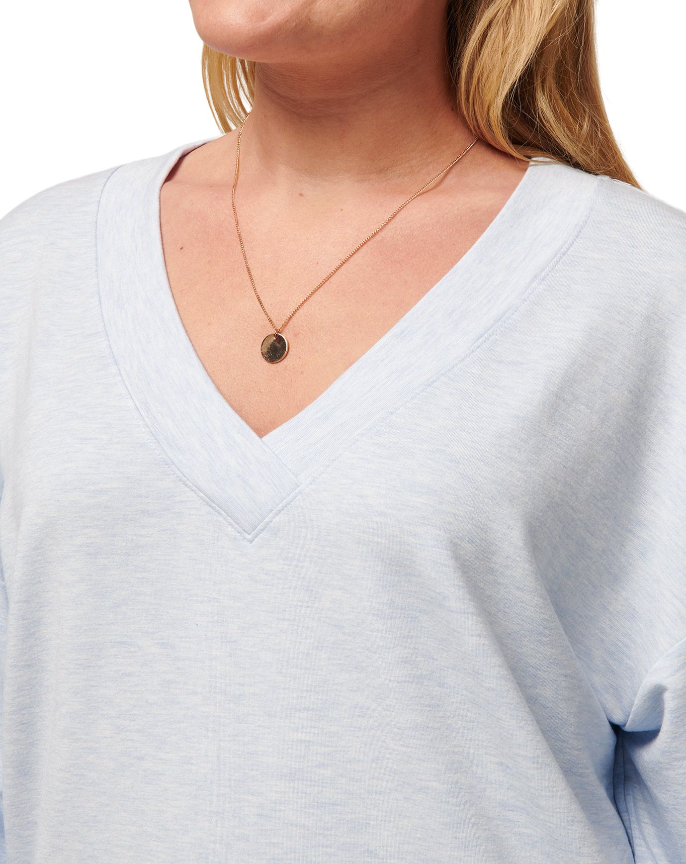 TravisMathew Women's Cloud Half Zip V-neck Golf Pullover