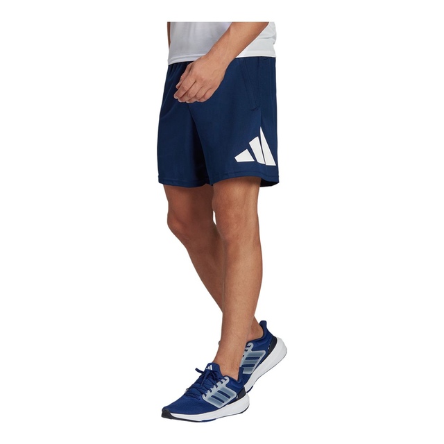 adidas Men's Training Essentials 3 Bar Shorts - 9"