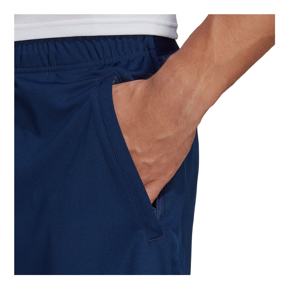 adidas Men's Training Essentials 3 Bar Shorts - 9"