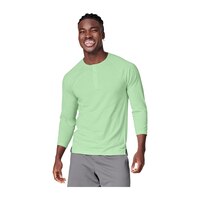 FWD Men's Sportswear Henley Three Quarter Sleeve Top