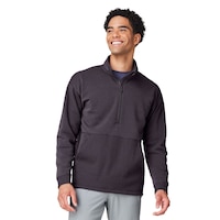 FWD Men's SW All Year Half Zip Pullover Top Front_Angled_Right