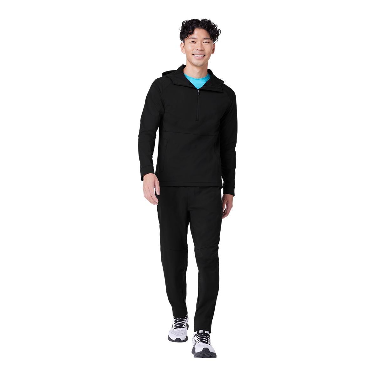 FWD Men's Outdoor Tapered Tech Half Zip Hoodie