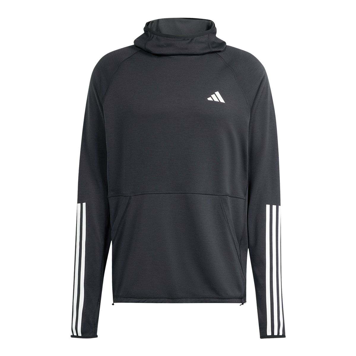 adidas Men's Own The Run Essentials 3 Stripes Hoodie