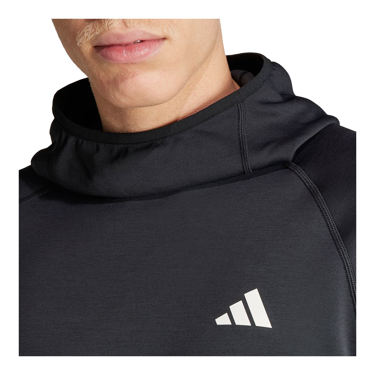 adidas Men's Own The Run Essentials 3 Stripes Hoodie