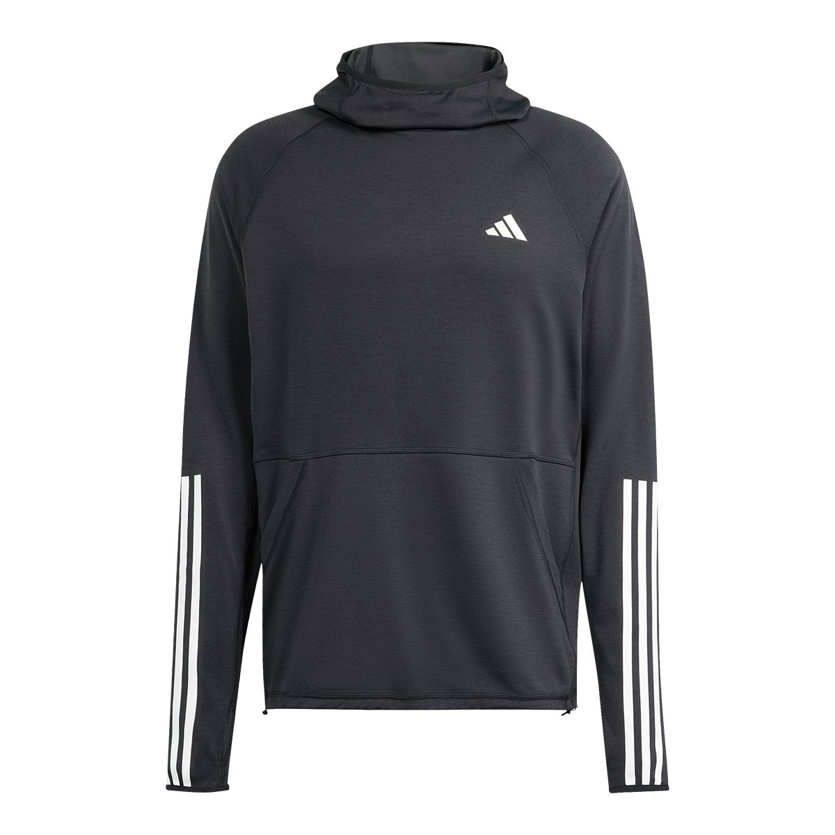 adidas Men's Own The Run Essentials 3 Stripes Hoodie