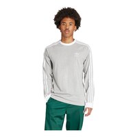 adidas Men's Originals 3 Stripes Long Sleeve T Shirt Front_Flat