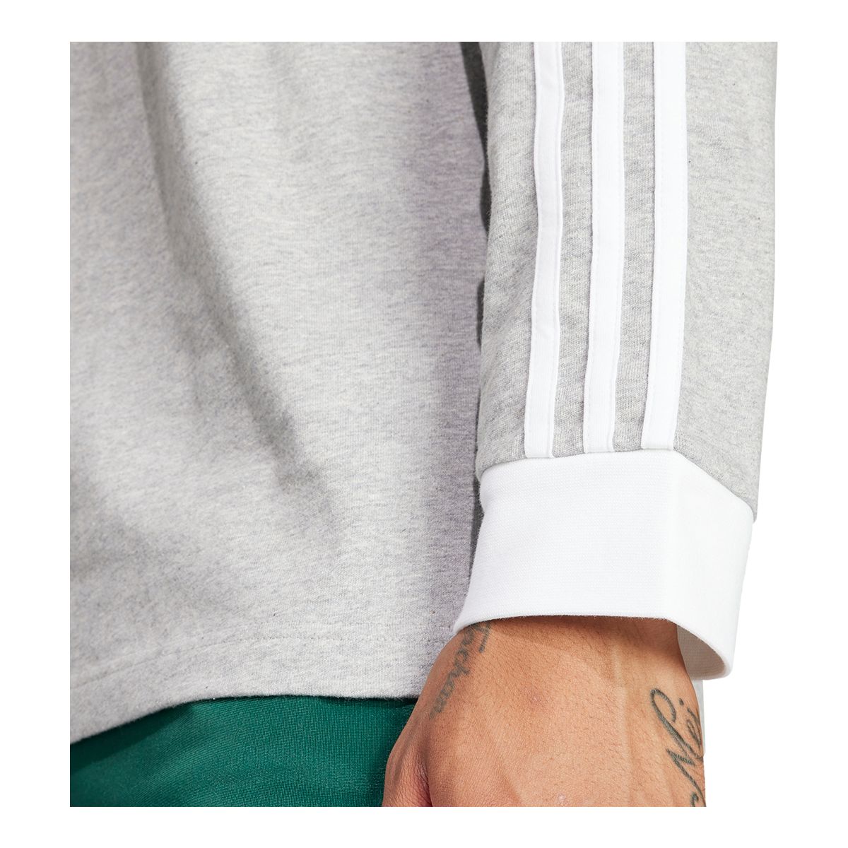 adidas Men's Originals 3 Stripes Long Sleeve T Shirt