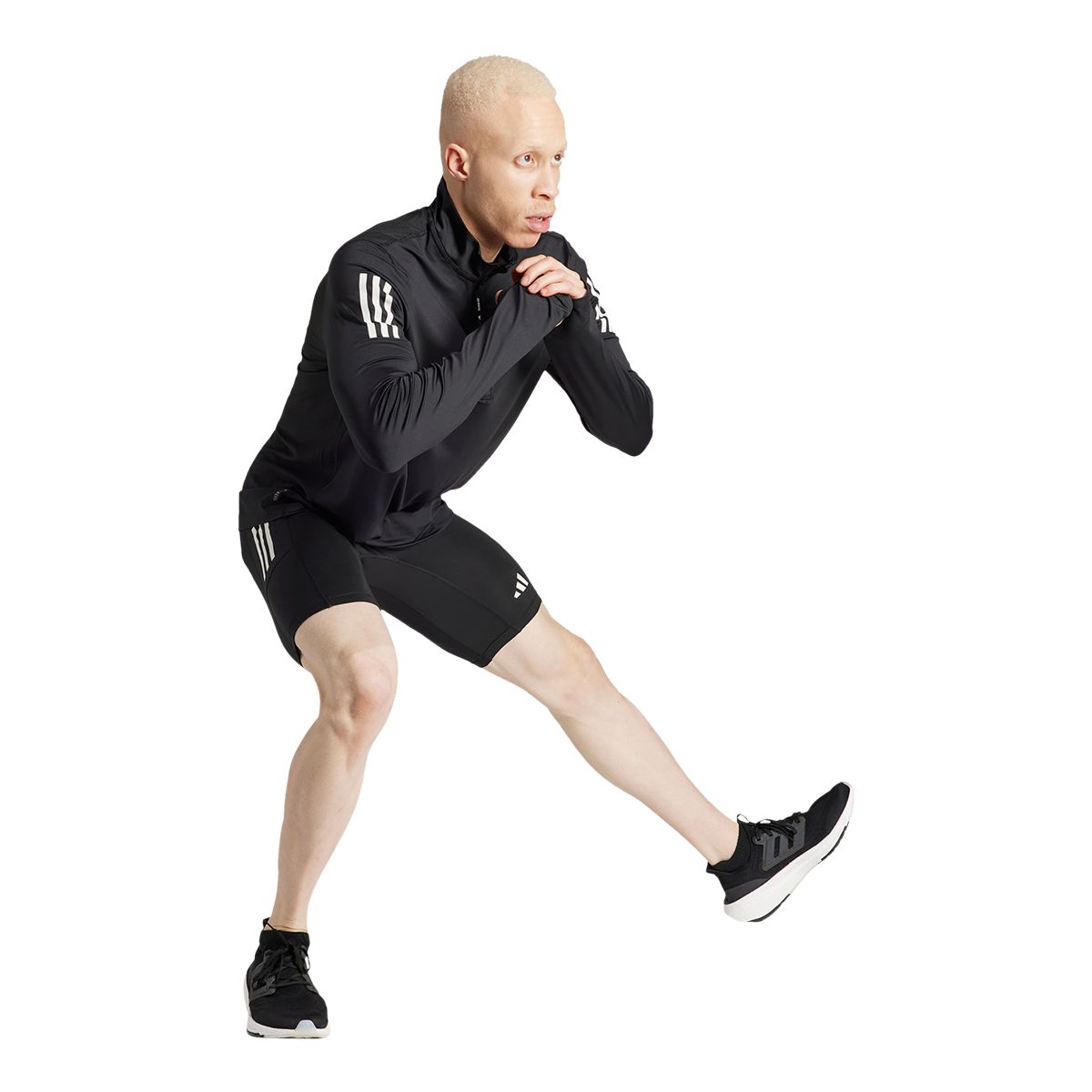 adidas Men's Own The Run 1/2 Zip Long Sleeve Top