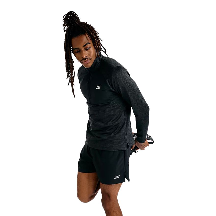 New Balance Men's Athletics Heat Grid 1/2 Zip Long Sleeve Top
