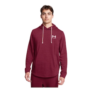 Under Armour Men's Rival Terry Low Brand Read Pullover Hoodie