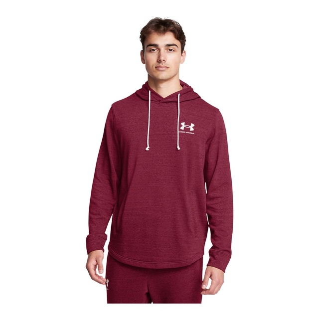 Under Armour Men's Rival Terry Low Brand Read Pullover Hoodie