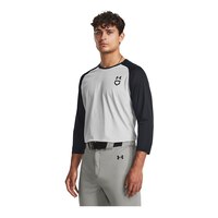 Under Armour Men's 3/4 Sleeve Ball Shirt Front_Angled_Left