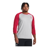 Under Armour Men's 3/4 Sleeve Ball Shirt Front_Angled_Right