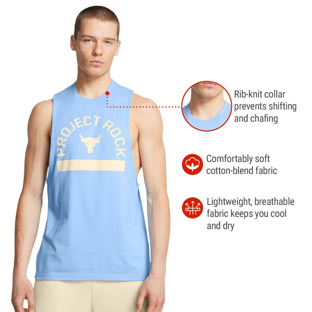 Under Armour Men's Project Rock Payoff Graphic Tank