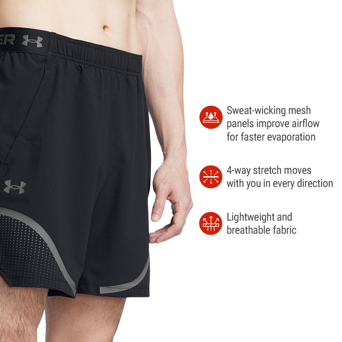 Under Armour Men's Vanish Graphic Shorts - 6"
