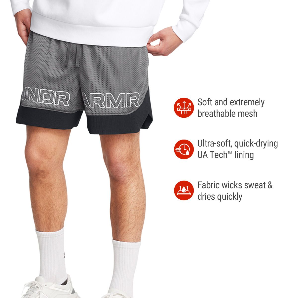 Under Armour Men's Icon Mesh Elevated Shorts