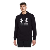 Under Armour Men's Rival Terry Graphic Pullover Hoodie Front_Angled_Left