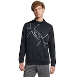 Under Armour Men's Armour Fleece® HBR Logo Pullover Hoodie Front_Flat