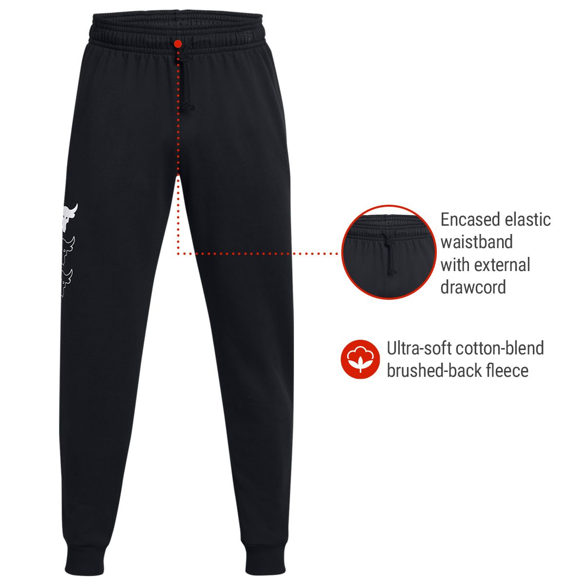 Under Armour Men's Project Rock Rival Jogger Pants