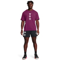 Under Armour Men's Project Rock Terry BOH Shorts Front_Flat