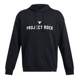 Under Armour Men's Project Rock Icon Fleece Pullover Hoodie Front_Flat