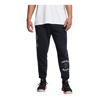 Under Armour Men's Project Rock Icon Fleece Jogger Pants Front_Flat