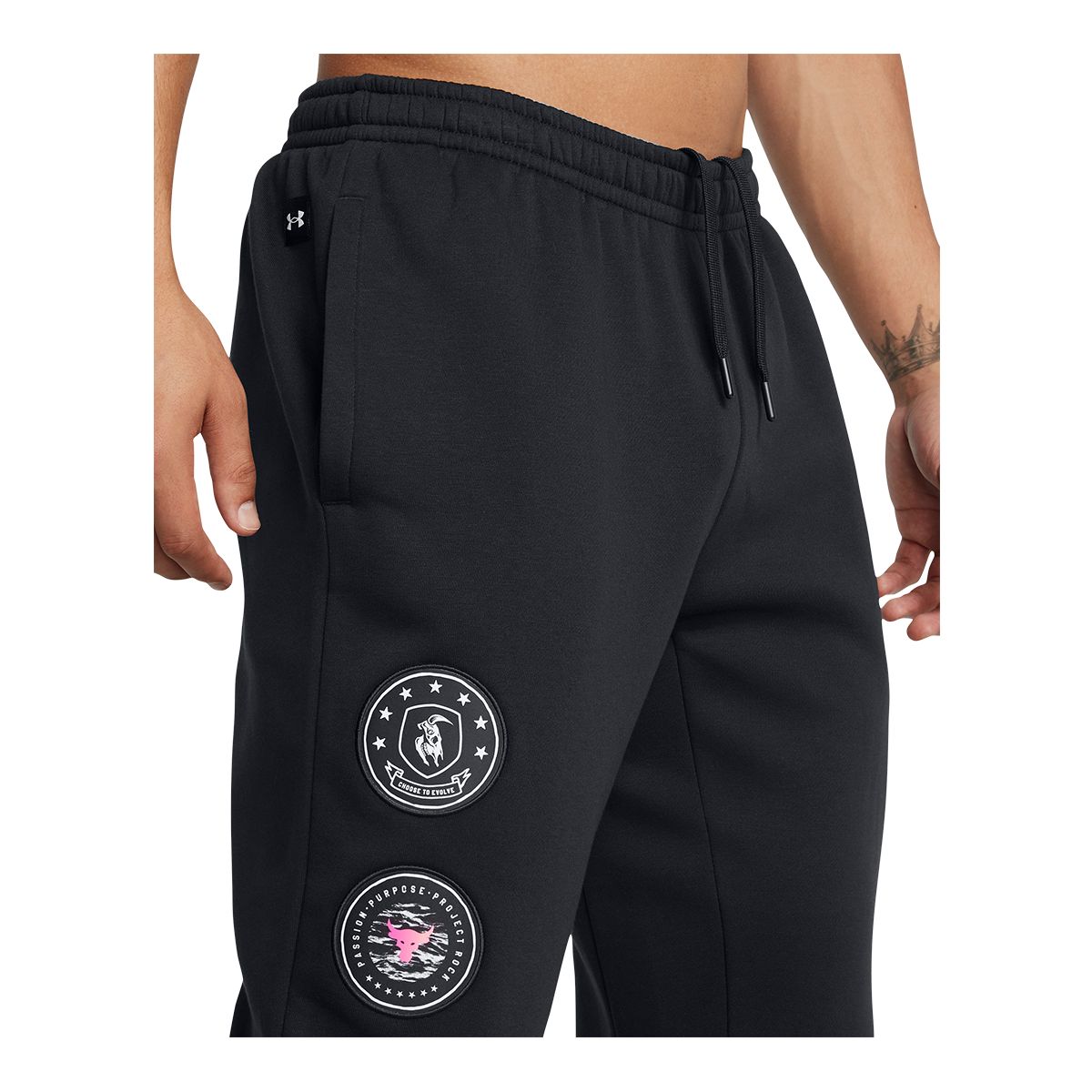 Under Armour Men's Project Rock Icon Fleece Jogger Pants