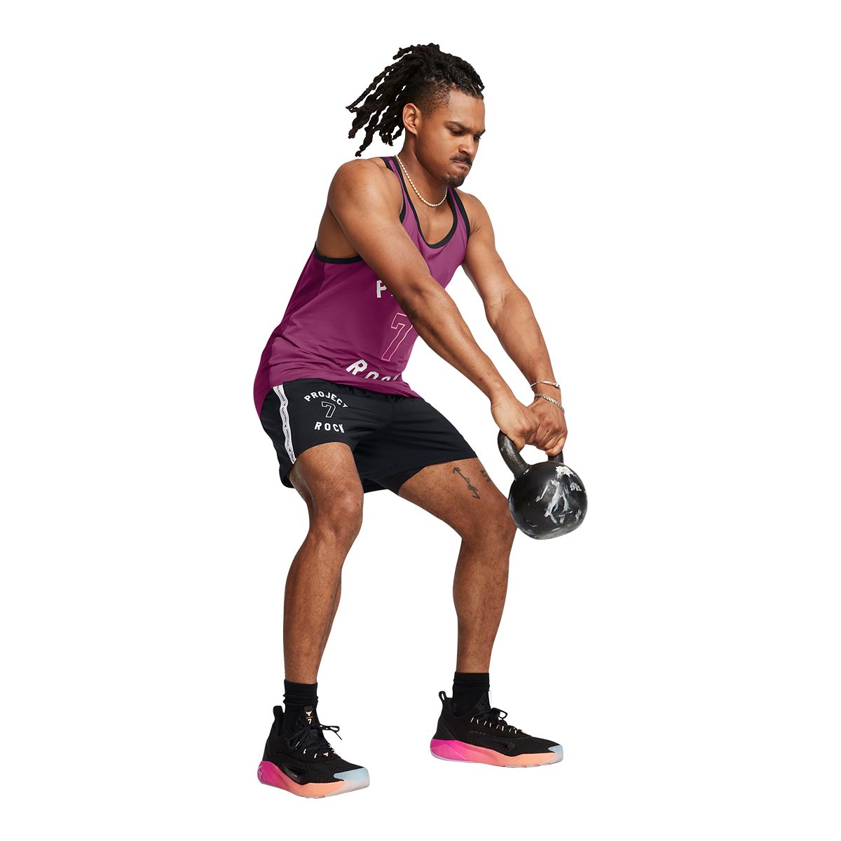 Under Armour Men's Project Rock 7 Mesh Shorts