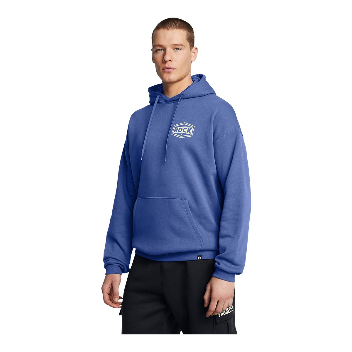 Under Armour Men's Project Rock Icon Fleece Pullover Hoodie