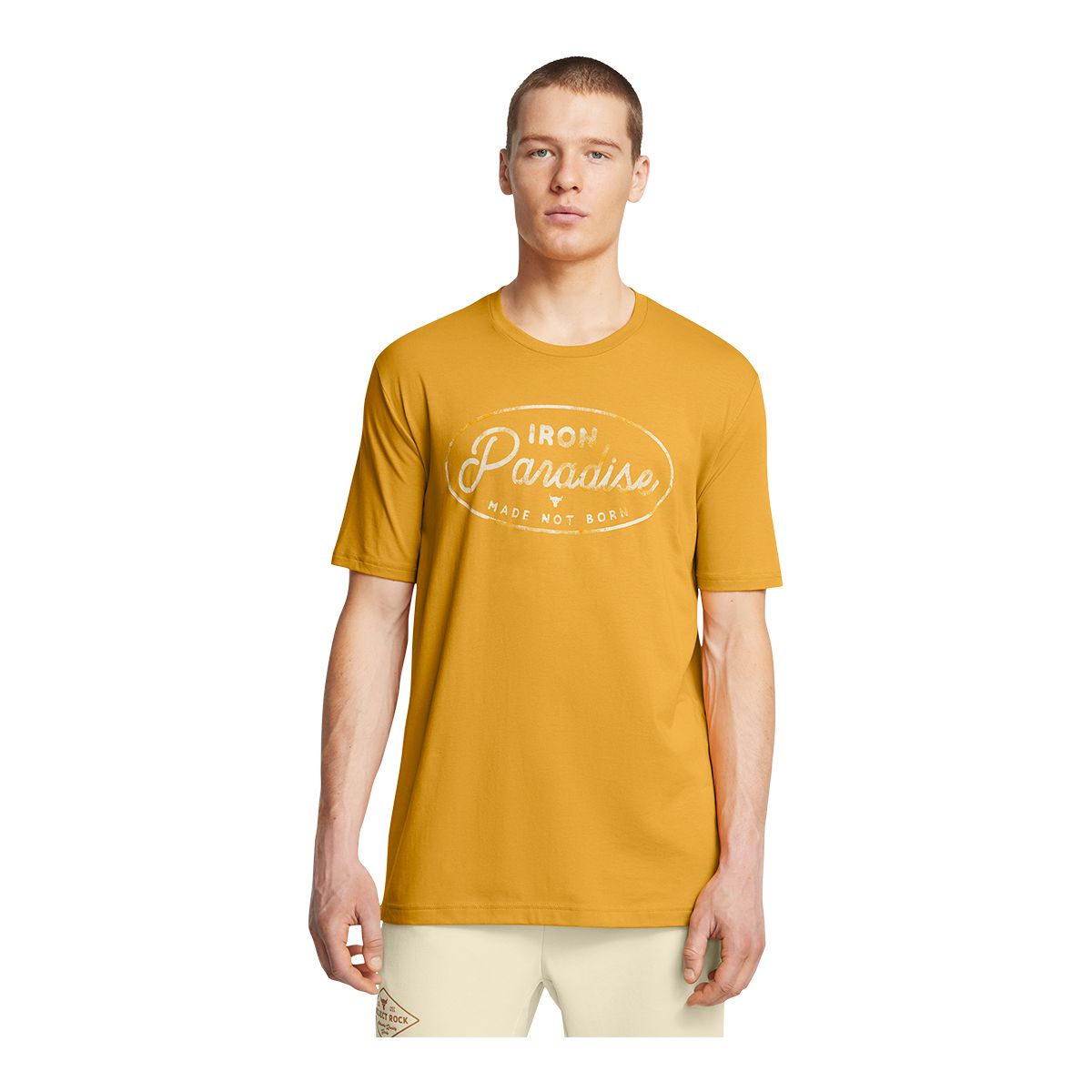 Under Armour Men's Project Rock Made Not Born T Shirt