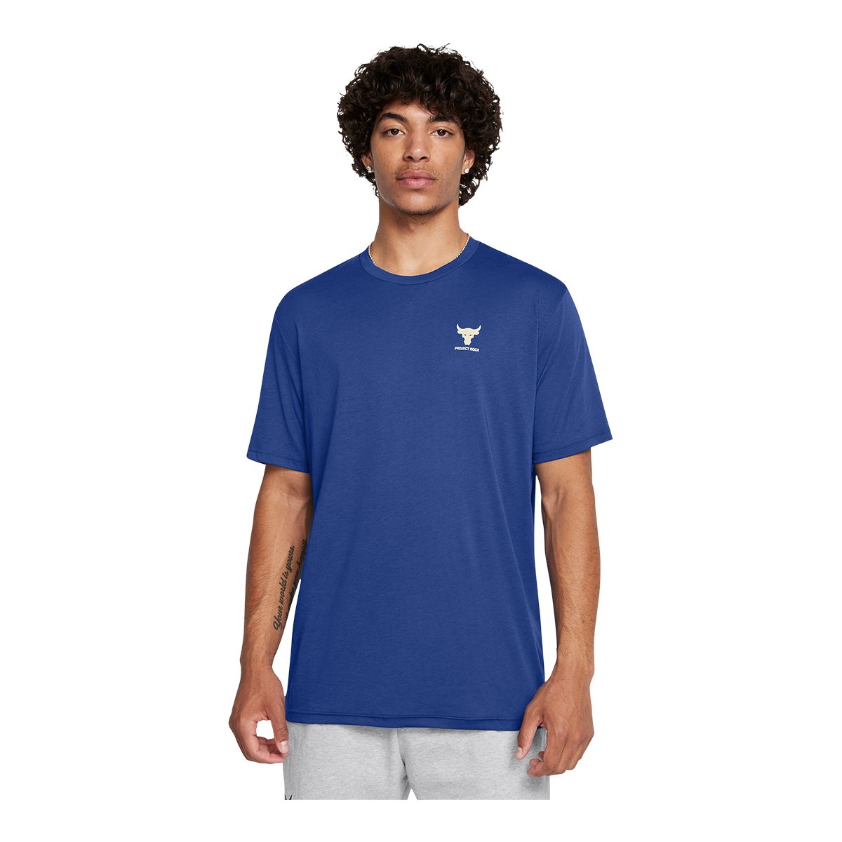 Under Armour Men's Project Rock LC Logo T Shirt