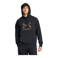 Under Armour Men's Rival Fleece Antler Hoodie Front_Flat
