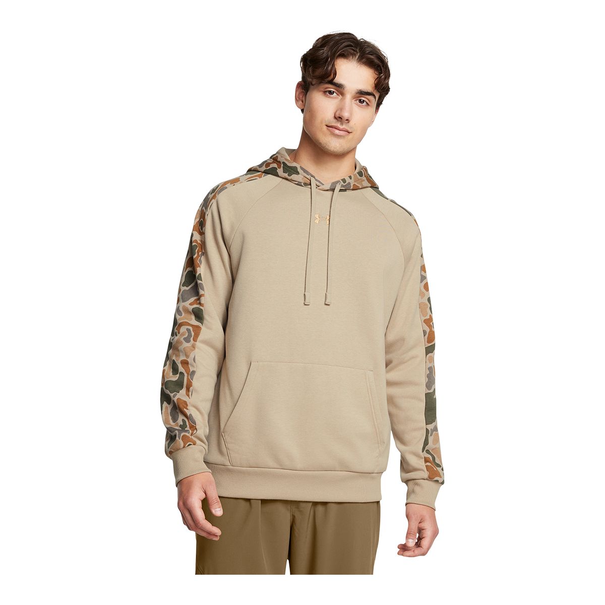 Under Armour Men's Rival Camo Blocked Hoodie