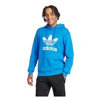 adidas Men's Trefoil Hoodie Hooded Sweat Front_Angled_Left