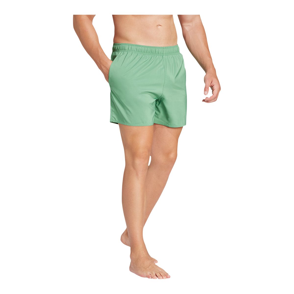 adidas Men's Solid CLX Short Length Swim Shorts