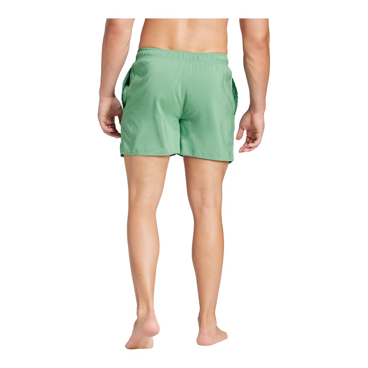 adidas Men's Solid CLX Short Length Swim Shorts