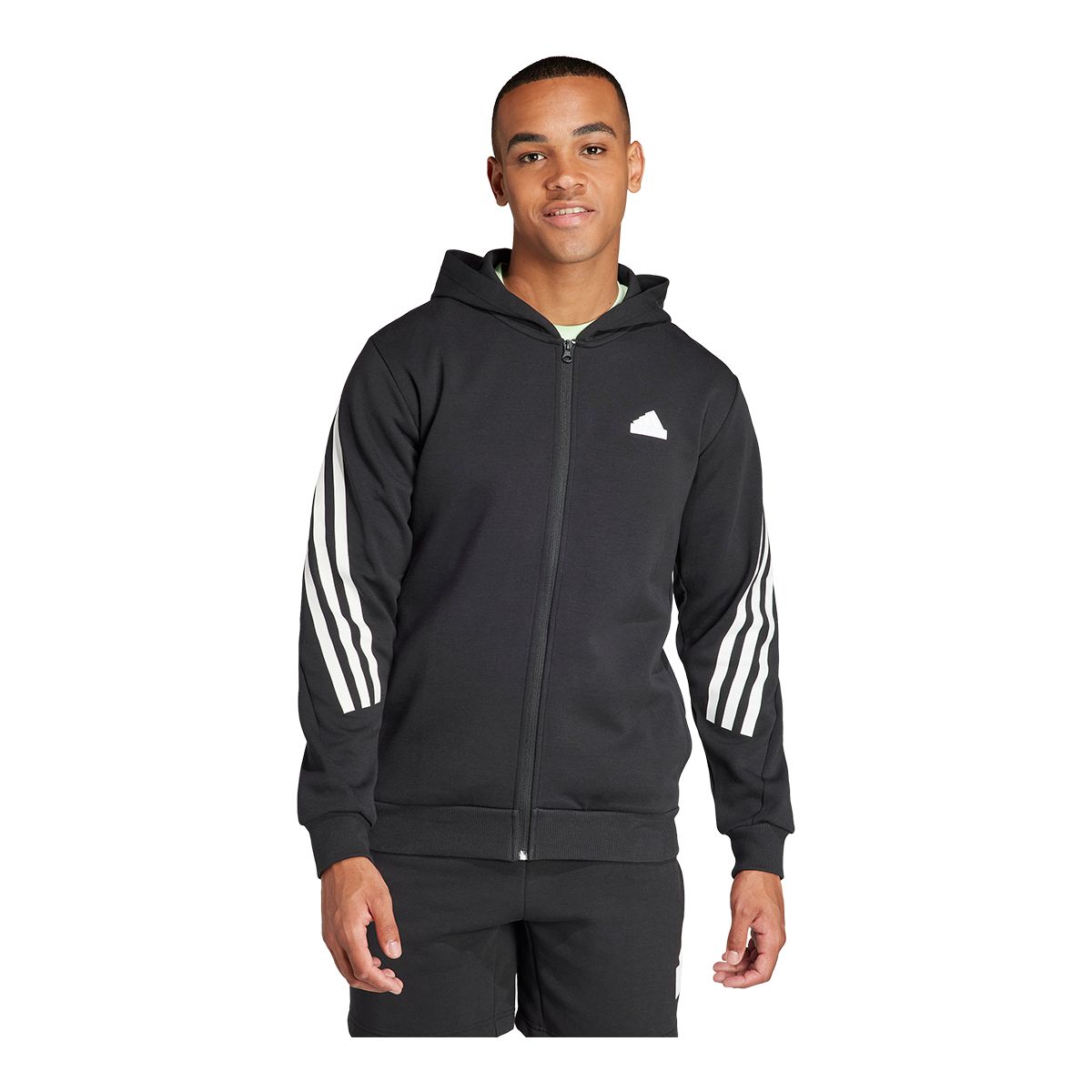 adidas Men's Future Icons 3-Stripes Full Zip Hoodie