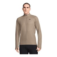 Nike Men's Dri-FIT Trail Midlayer 1/2 Zip Long Sleeve Top Front_Angled_Left