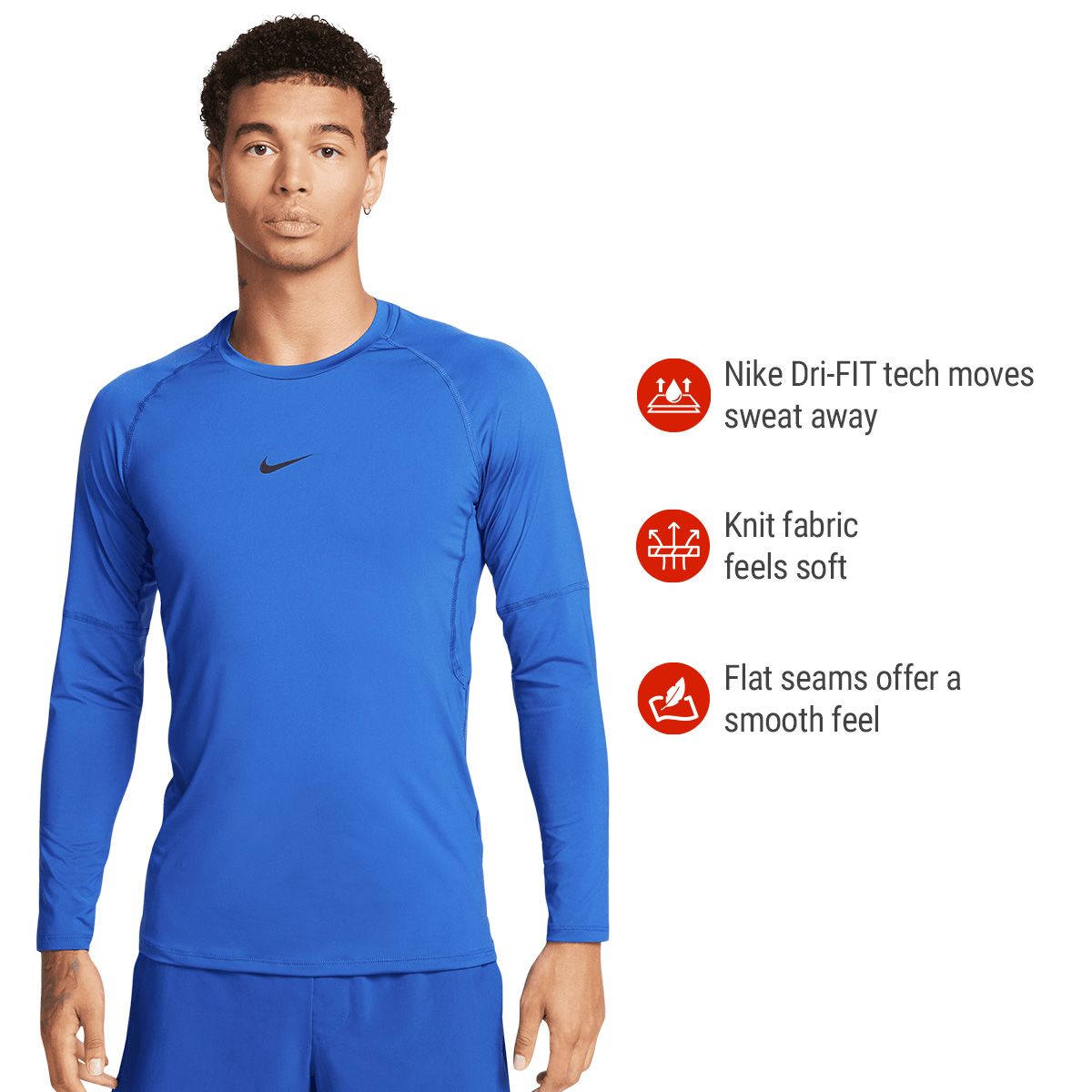Nike Pro Men's Dri-FIT Slim Long Sleeve Shirt