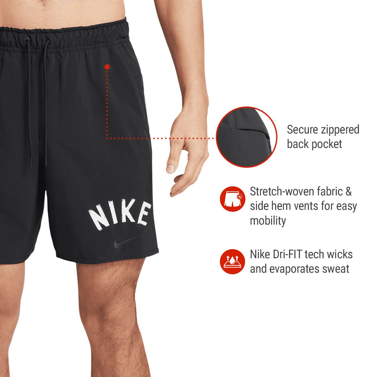 Nike Men's Unlimited 7 Inch Swoosh Shorts