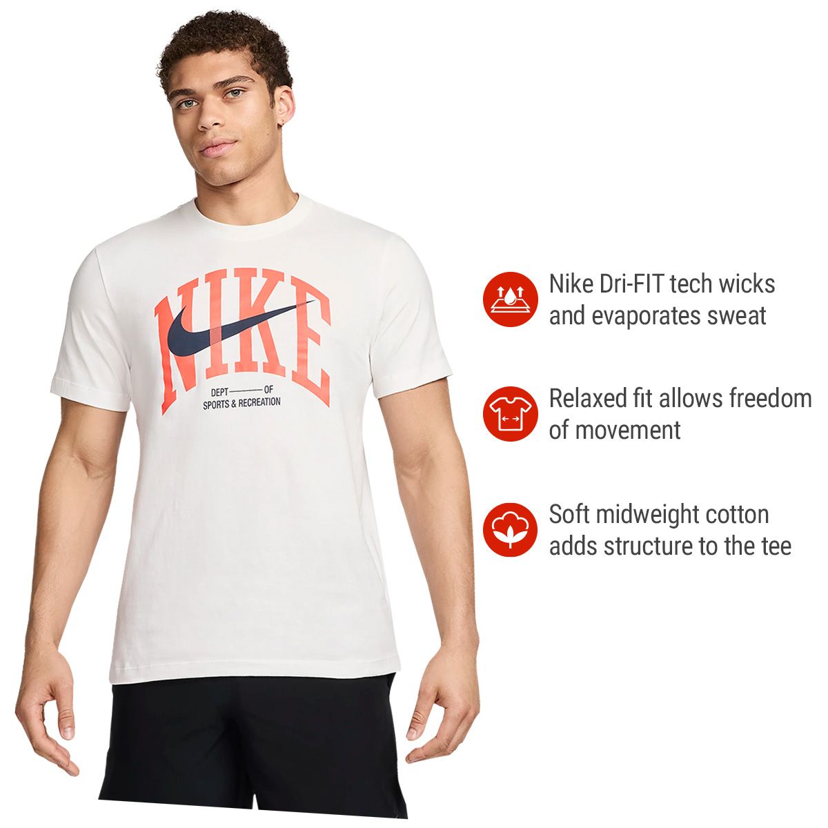 Nike Men's Dri-FIT Modern Fitness T Shirt