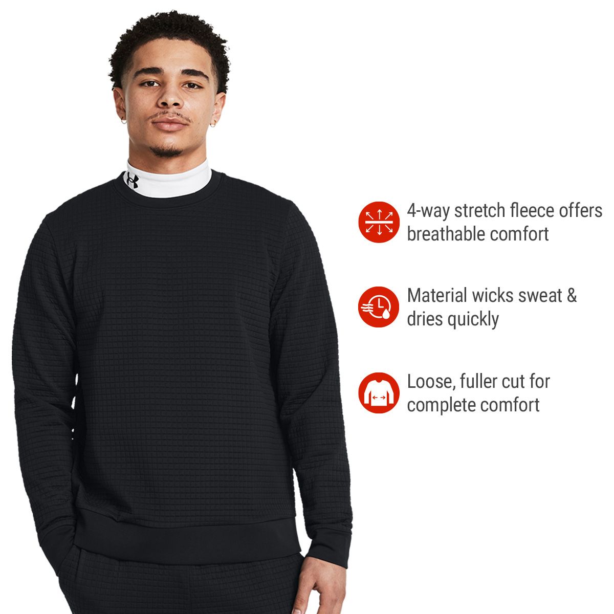 Under Armour Men's Unstoppable Textured Sweatshirt
