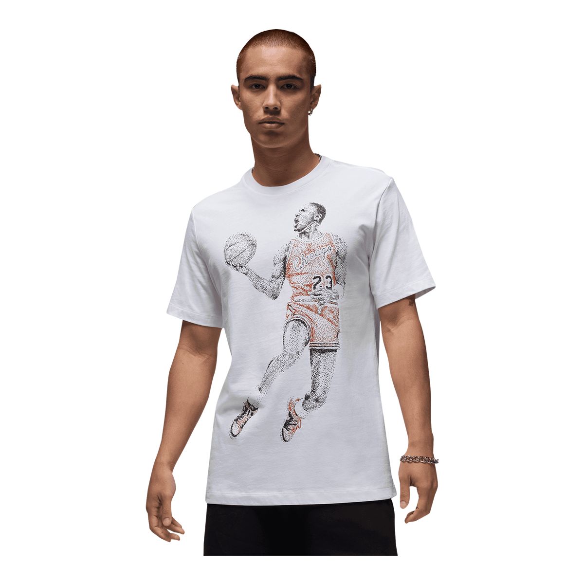 Jordan Men's Brand Dot MJ Crew T Shirt