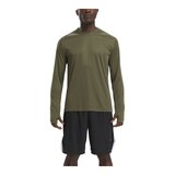 Reebok Men's Training Long Sleeve Tech T-Shirt Front_Flat