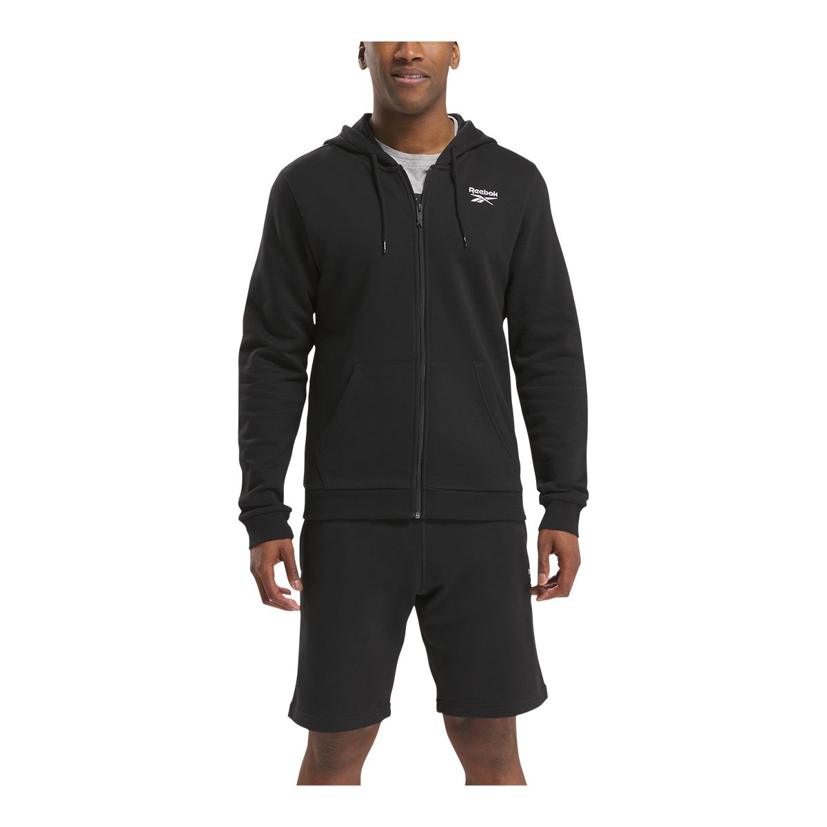 Reebok Identity Small Logo Fleece Full-Zip Hoodie