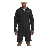 Reebok Identity Small Logo Fleece Full-Zip Hoodie Front_Flat