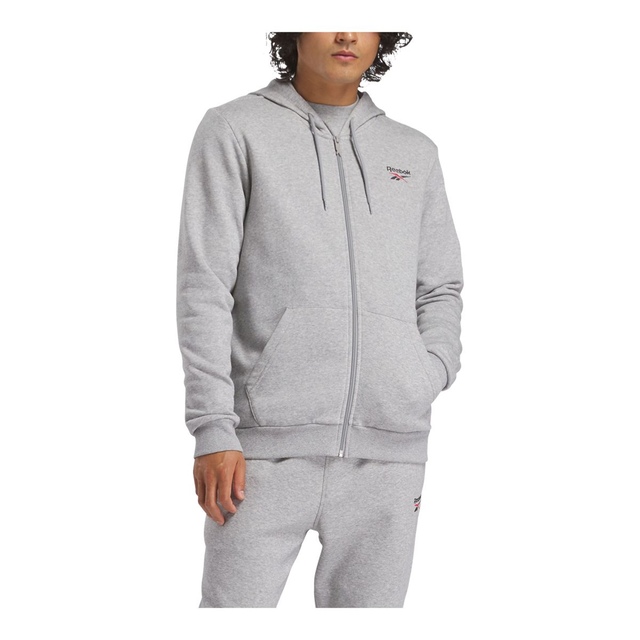 Reebok Identity Small Logo Fleece Full-Zip Hoodie