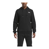Reebok Men's Identity Small Logo Fleece Pullover Hoodie Front_Flat