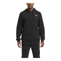 Reebok Men's Identity Small Logo Pullover Hoodie Front_Flat