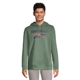Reebok Men's Identity Fleece Stacked Logo Pullover Hoodie